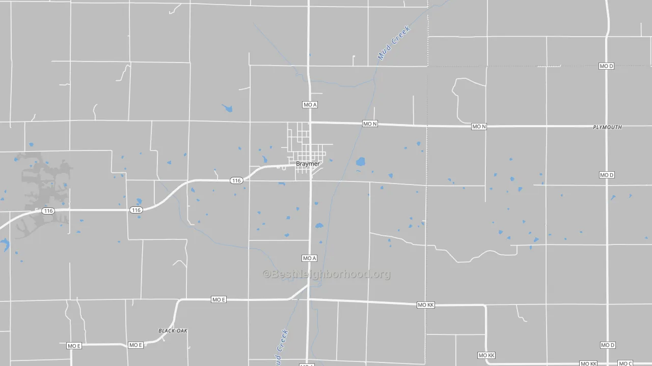 Transit Grade map of 64624, MO