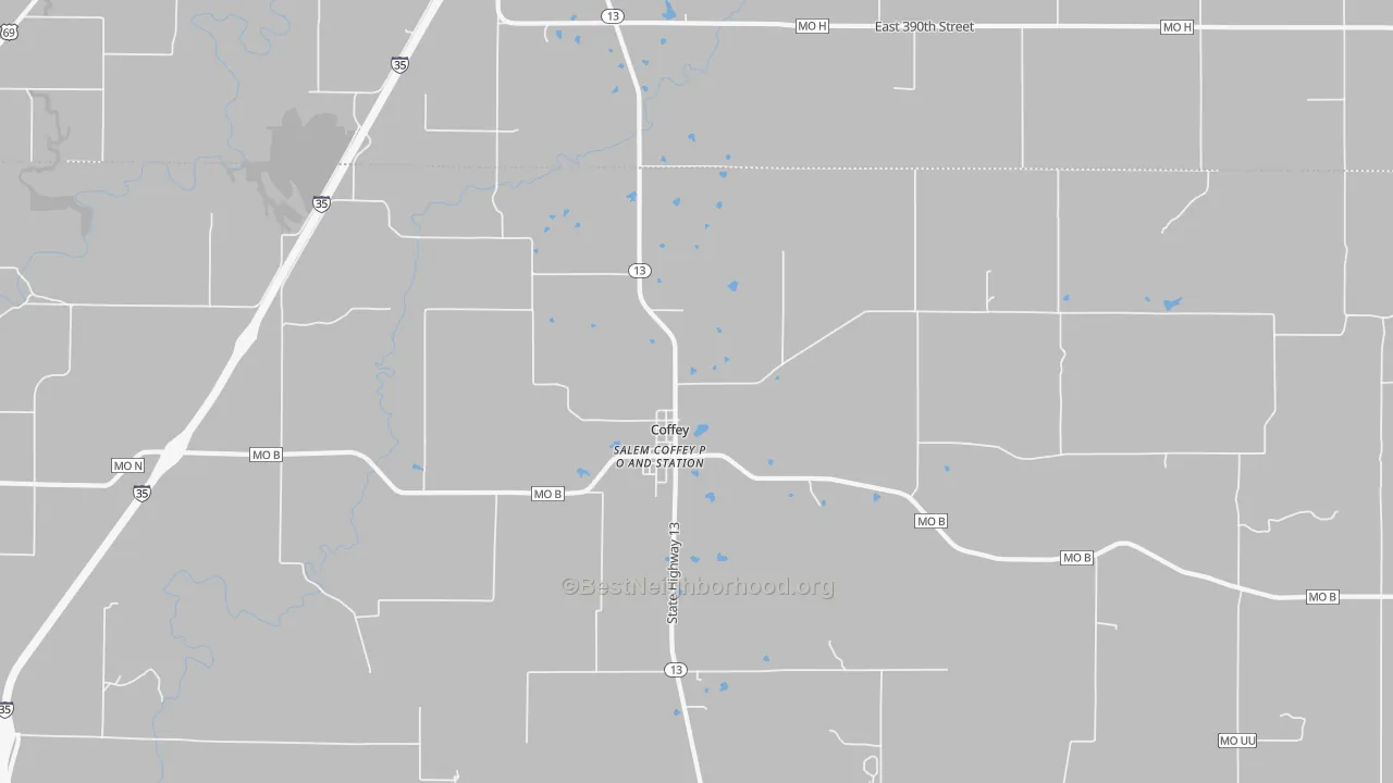 Transit Grade map of 64636, MO