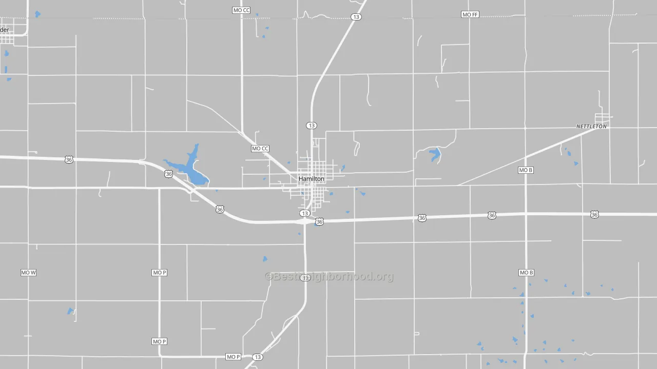 Transit Grade map of 64644, MO