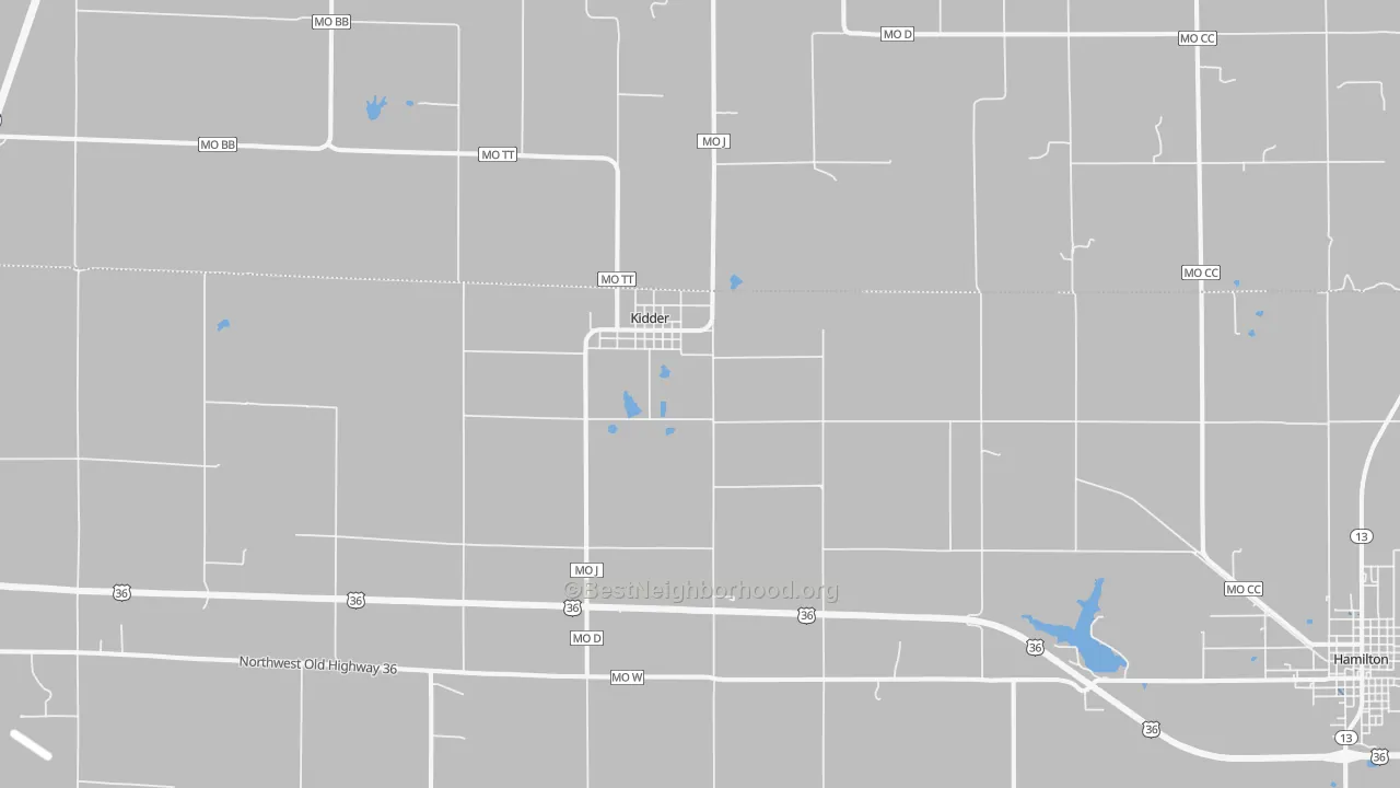 Transit Grade map of 64649, MO
