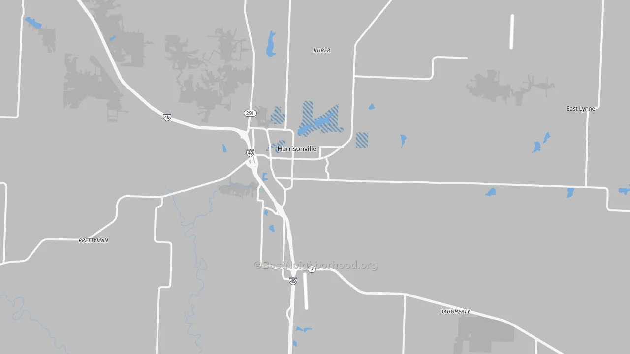 Transit Grade map of 64701, MO