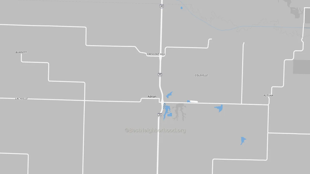 Transit Grade map of 64720, MO