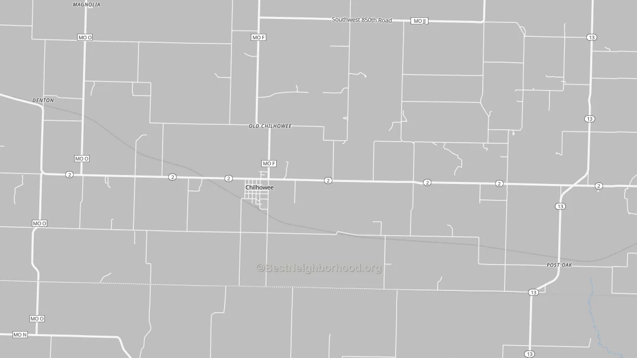 Transit Grade map of 64733, MO