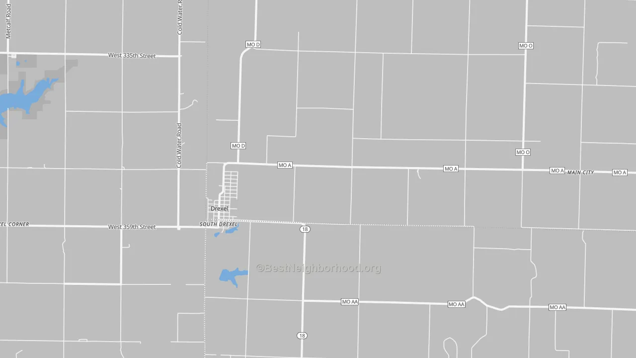 Transit Grade map of 64742, MO