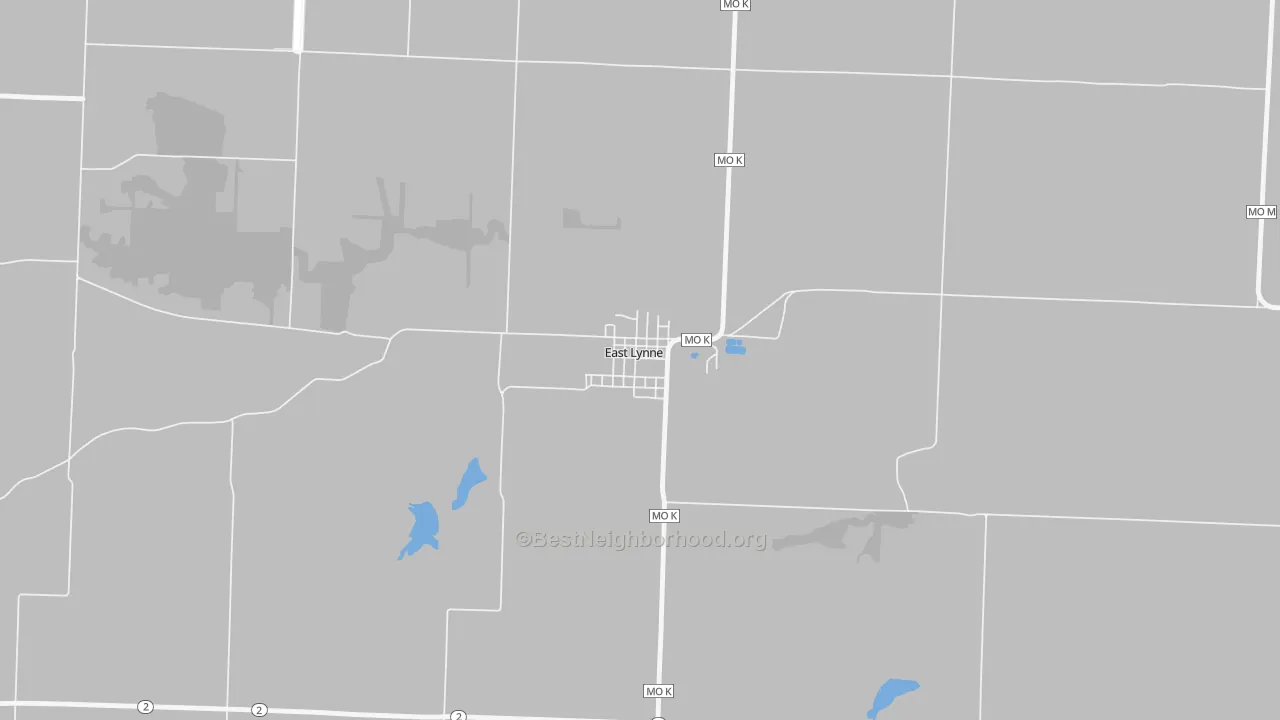 Transit Grade map of 64743, MO