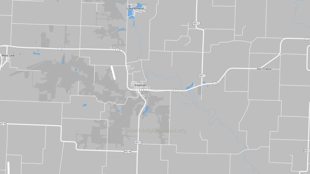 Transit Grade map of 64746, MO