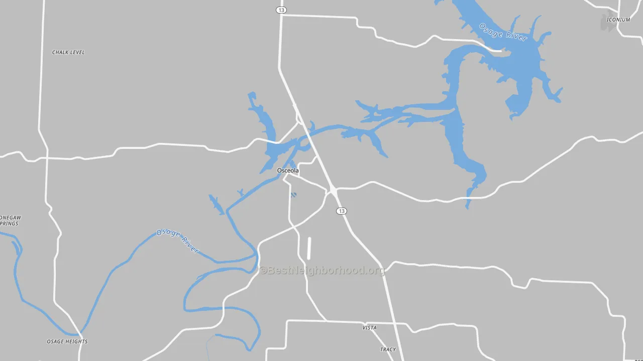 Transit Grade map of 64776, MO