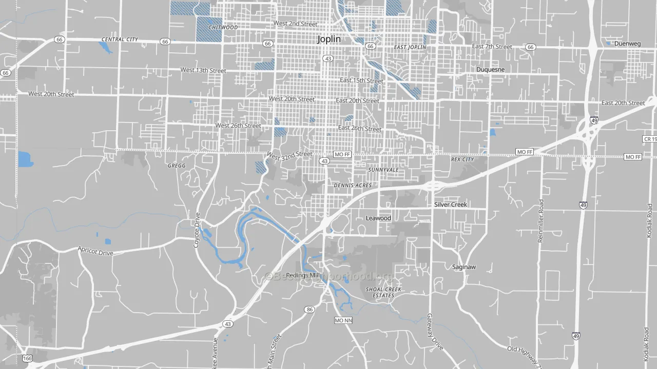 Transit Grade map of 64804, MO