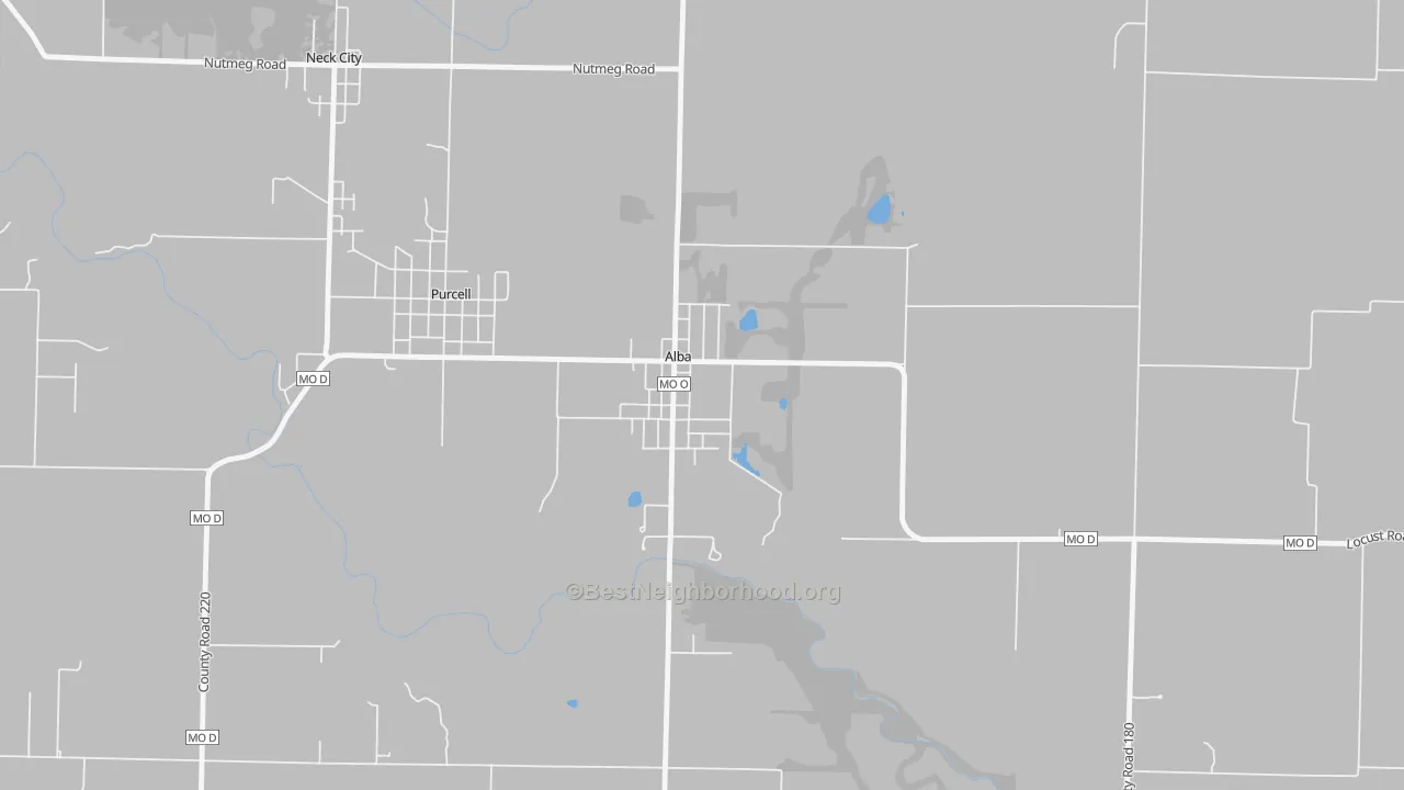 Transit Grade map of 64830, MO