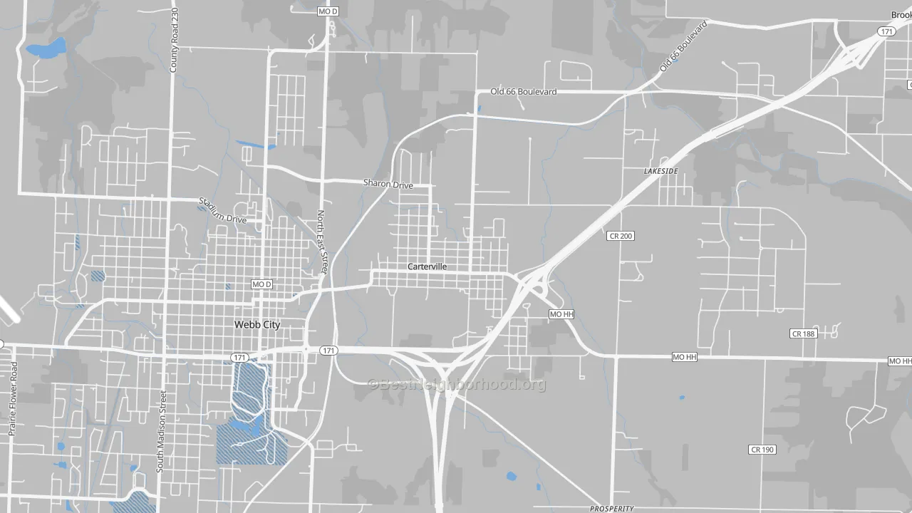 Transit Grade map of 64835, MO