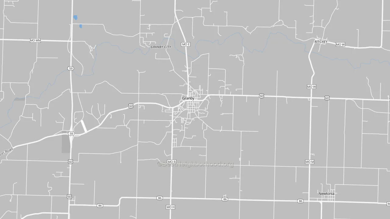 Transit Grade map of 64844, MO