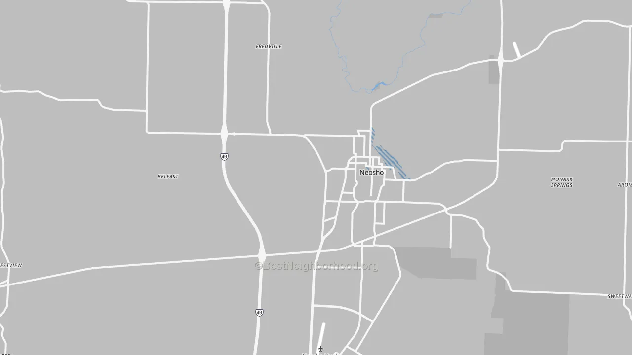 Transit Grade map of 64850, MO