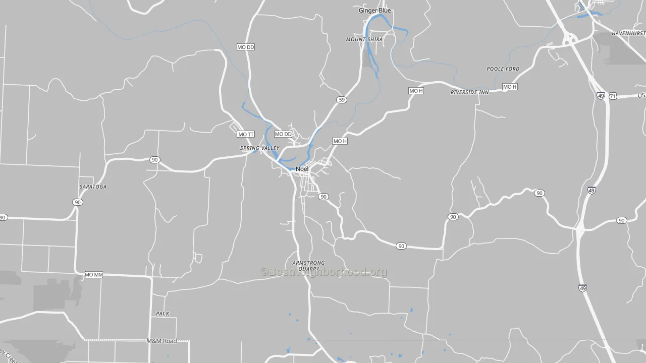 Transit Grade map of 64854, MO