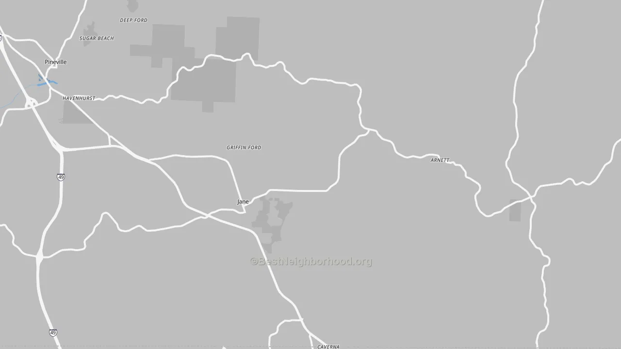 Transit Grade map of 64856, MO