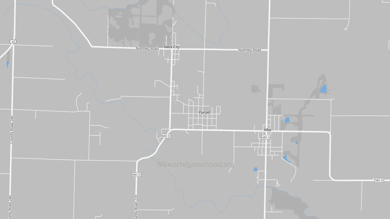 Transit Grade map of 64857, MO