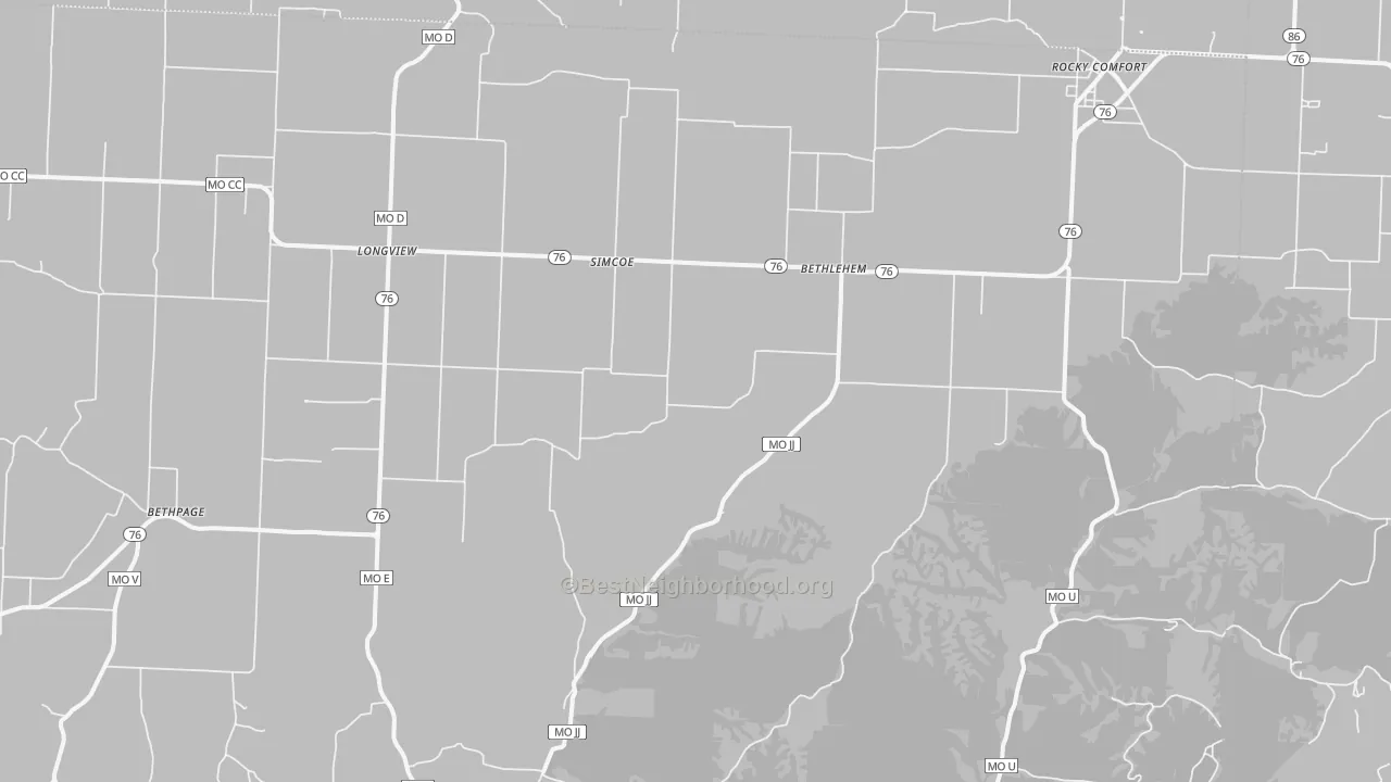 Transit Grade map of 64861, MO