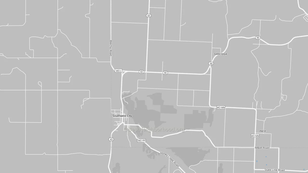 Transit Grade map of 64863, MO