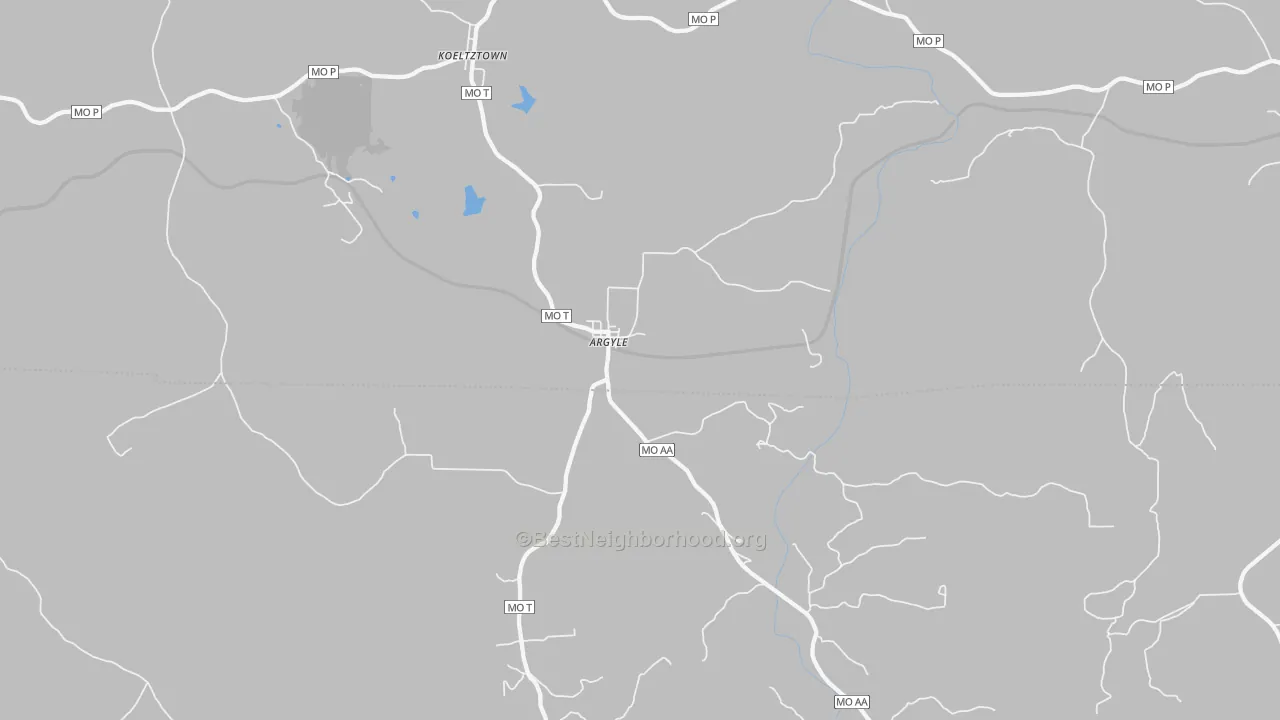 Transit Grade map of 65001, MO