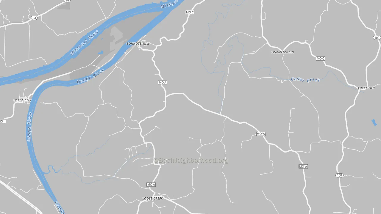 Transit Grade map of 65016, MO
