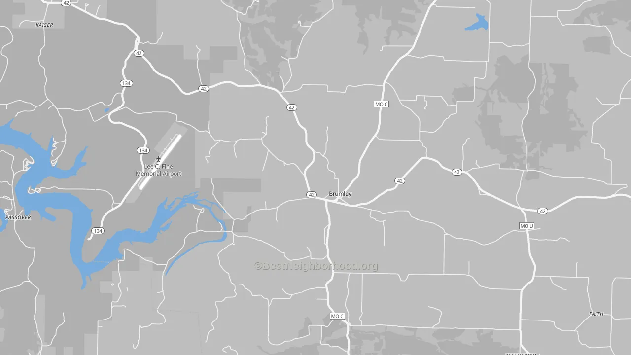 Transit Grade map of 65017, MO