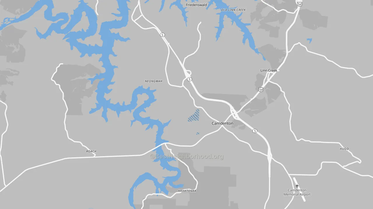 Transit Grade map of 65020, MO