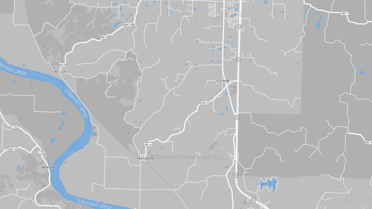 Transit Grade map of 65039, MO