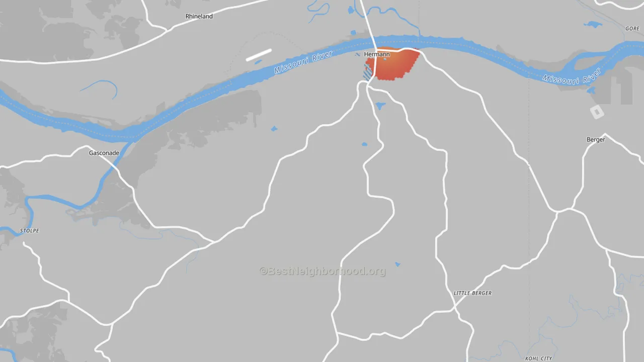 Transit Grade map of 65041, MO