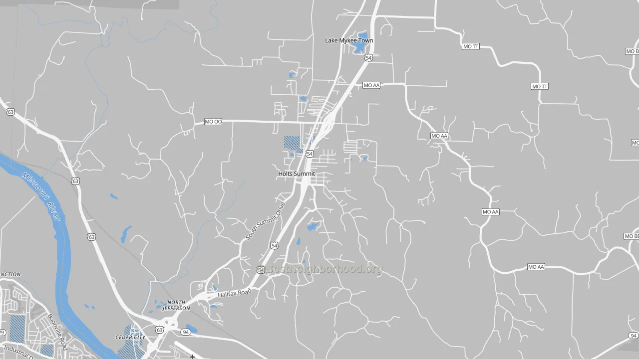 Transit Grade map of 65043, MO