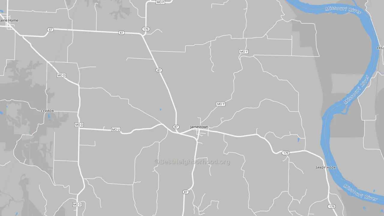 Transit Grade map of 65046, MO