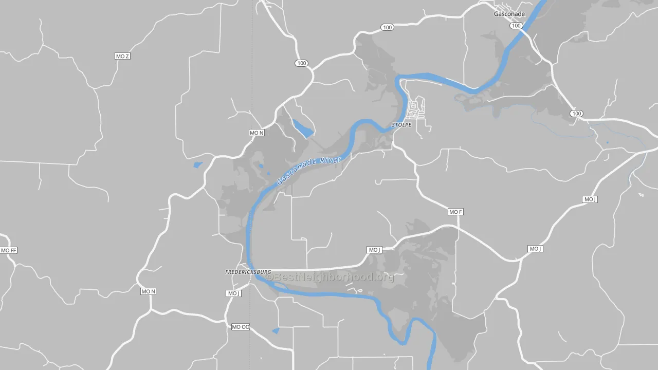 Transit Grade map of 65061, MO