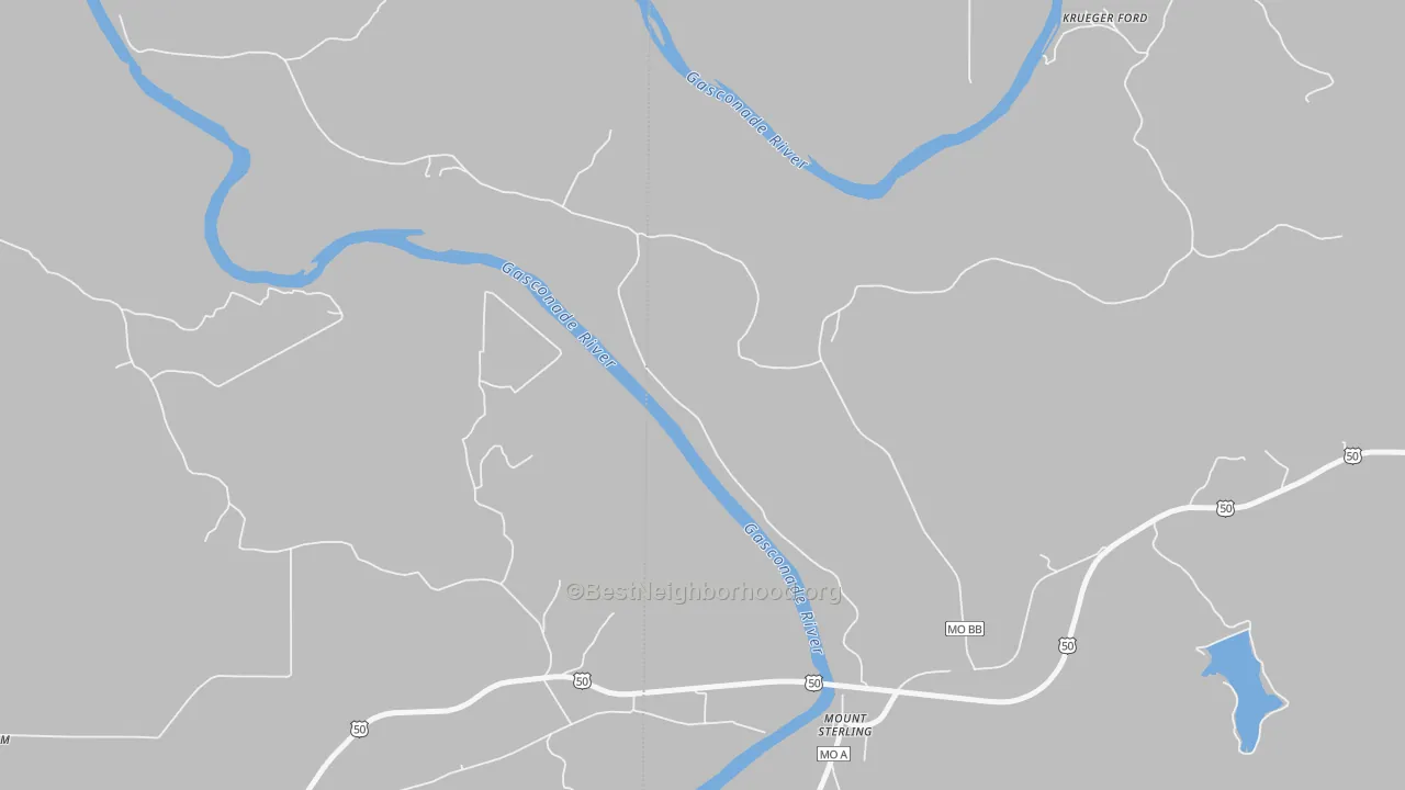 Transit Grade map of 65062, MO