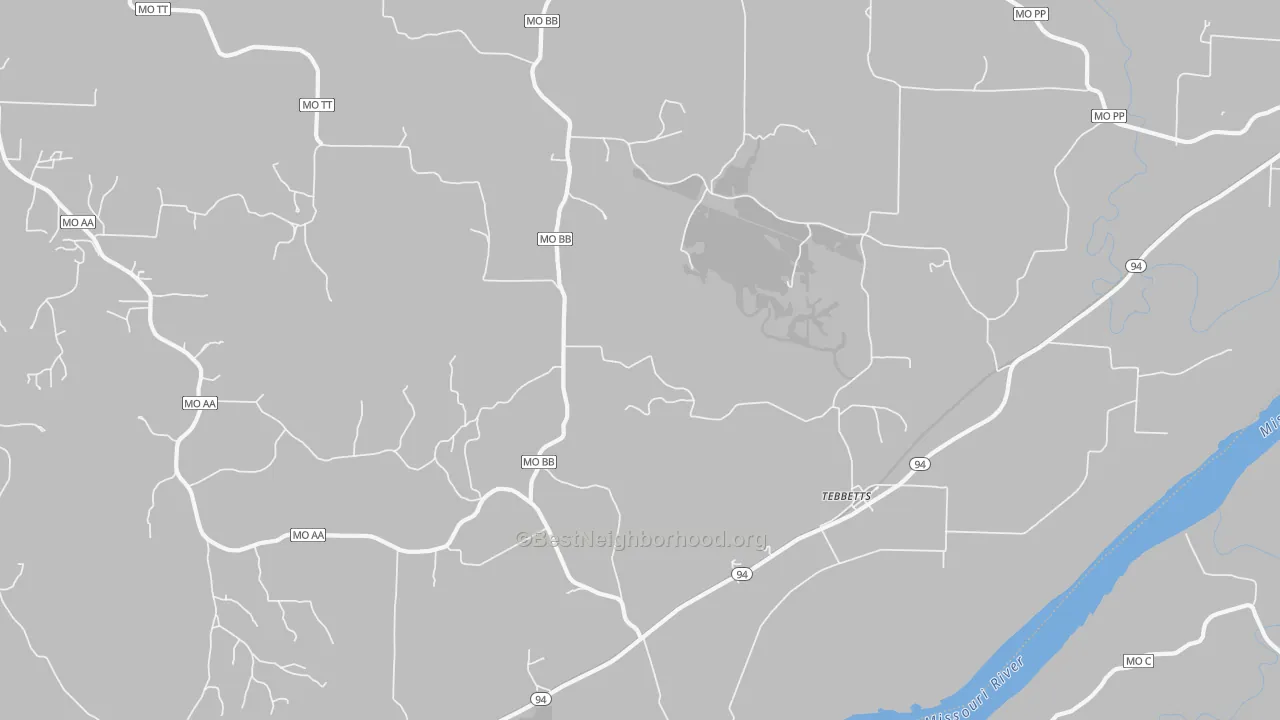Transit Grade map of 65080, MO