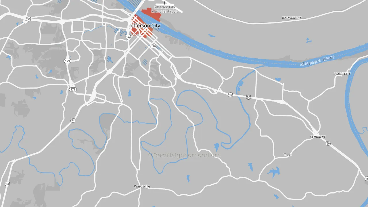 Transit Grade map of 65101, MO