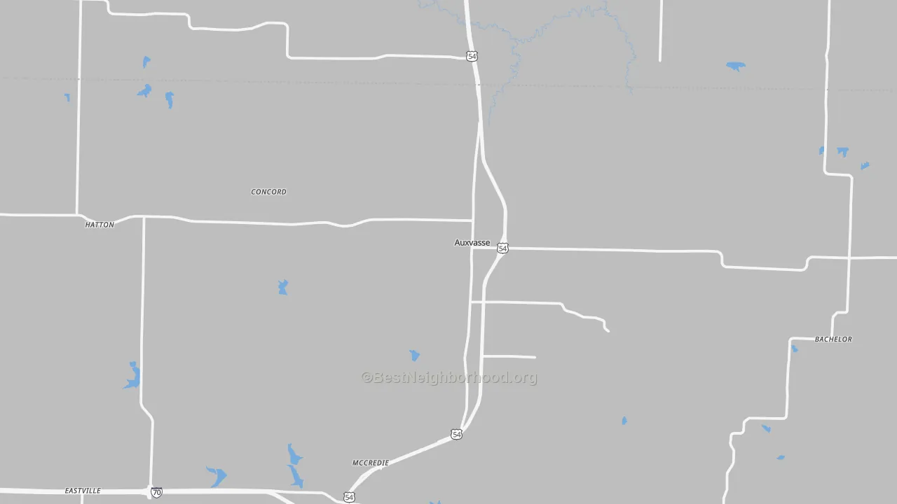 Transit Grade map of 65231, MO
