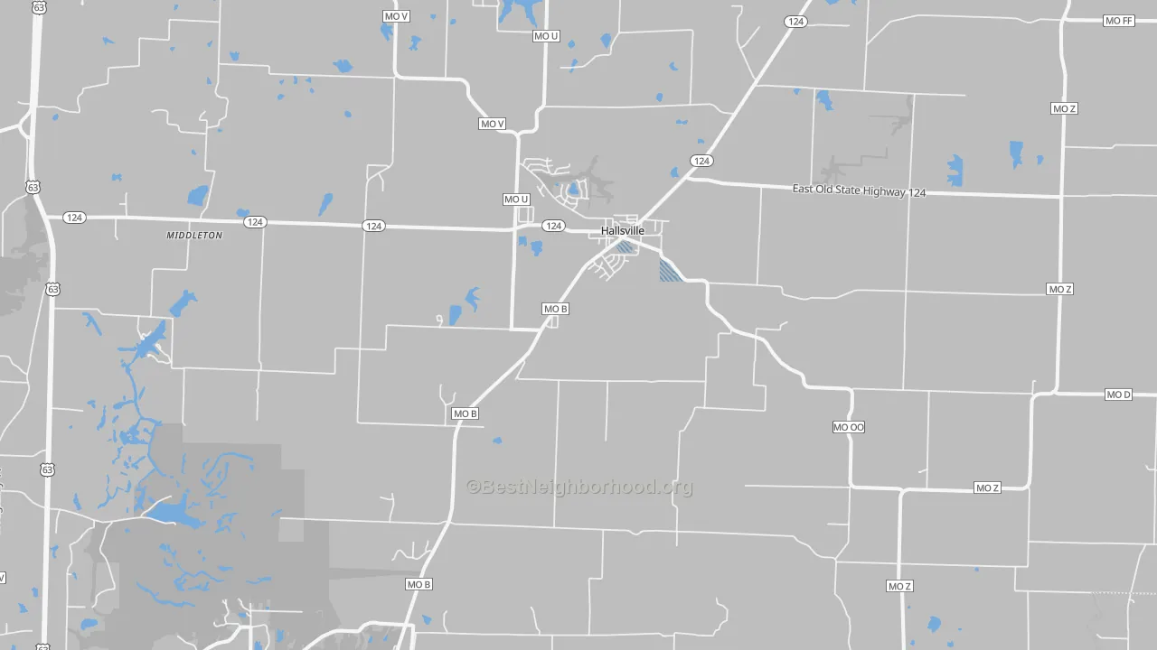 Transit Grade map of 65255, MO