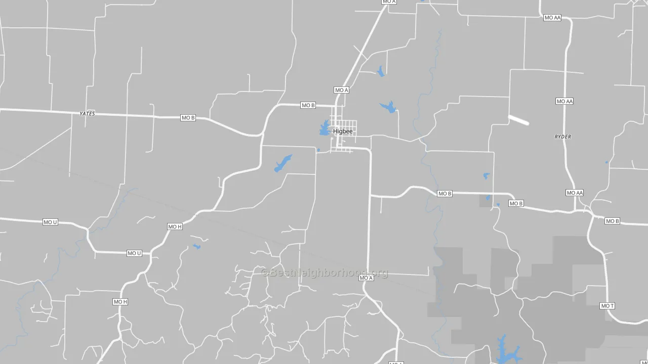 Transit Grade map of 65257, MO
