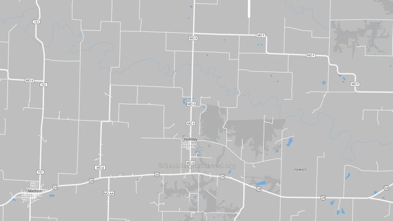 Transit Grade map of 65258, MO
