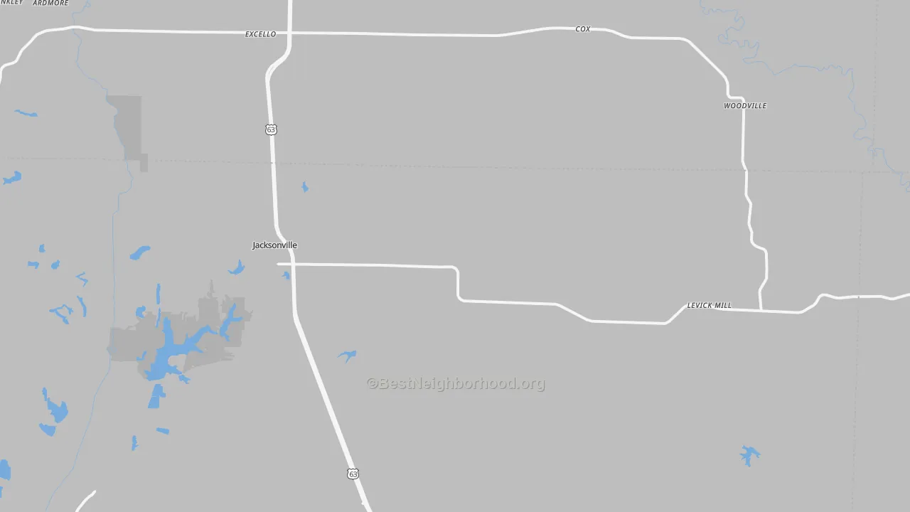 Transit Grade map of 65260, MO