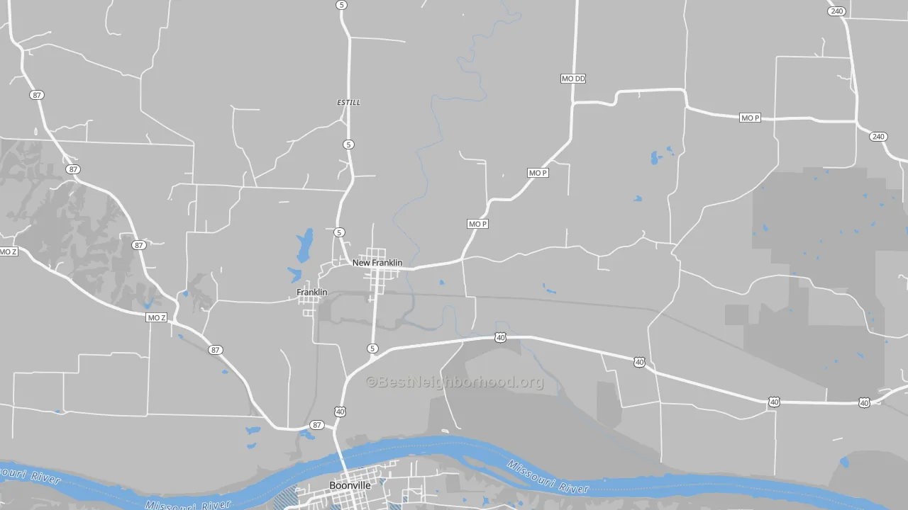 Transit Grade map of 65274, MO