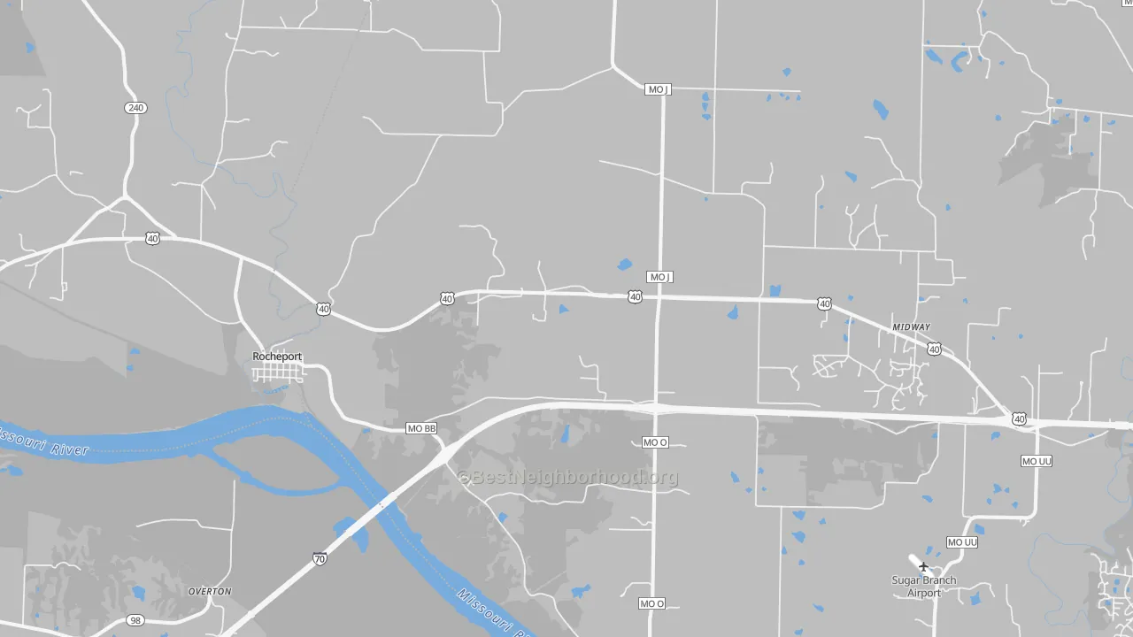 Transit Grade map of 65279, MO
