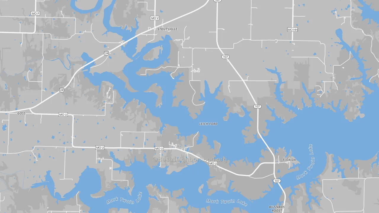 Transit Grade map of 65283, MO