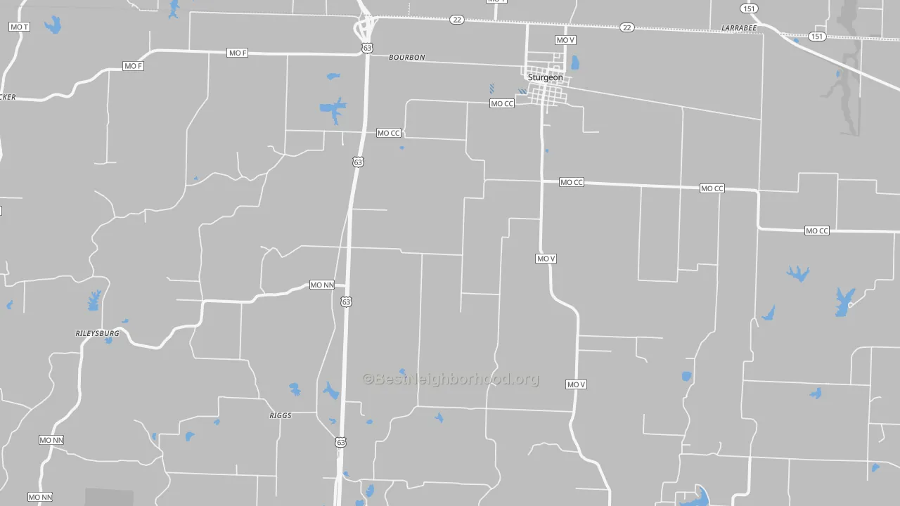 Transit Grade map of 65284, MO