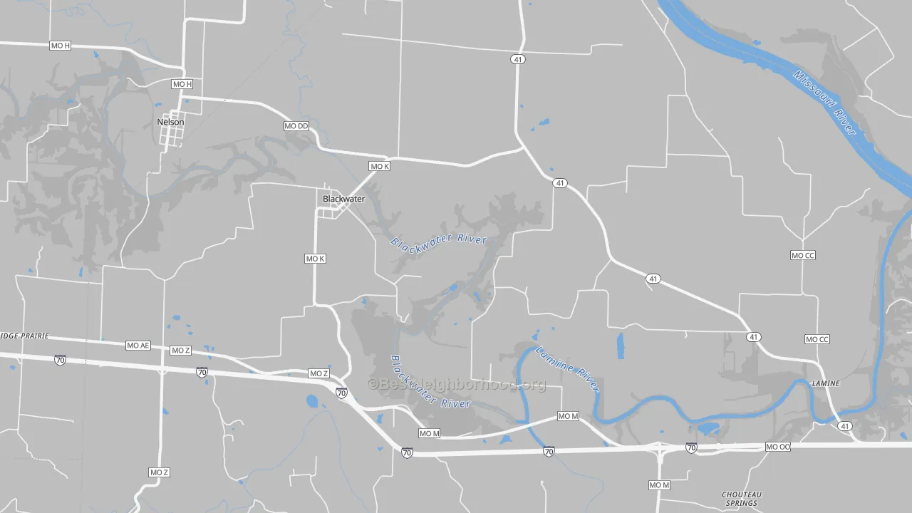 Transit Grade map of 65322, MO