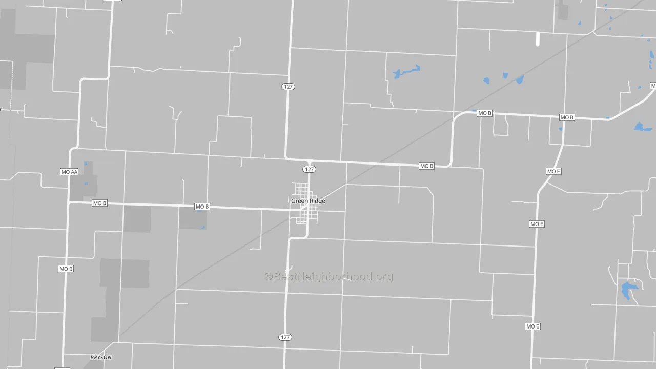 Transit Grade map of 65332, MO