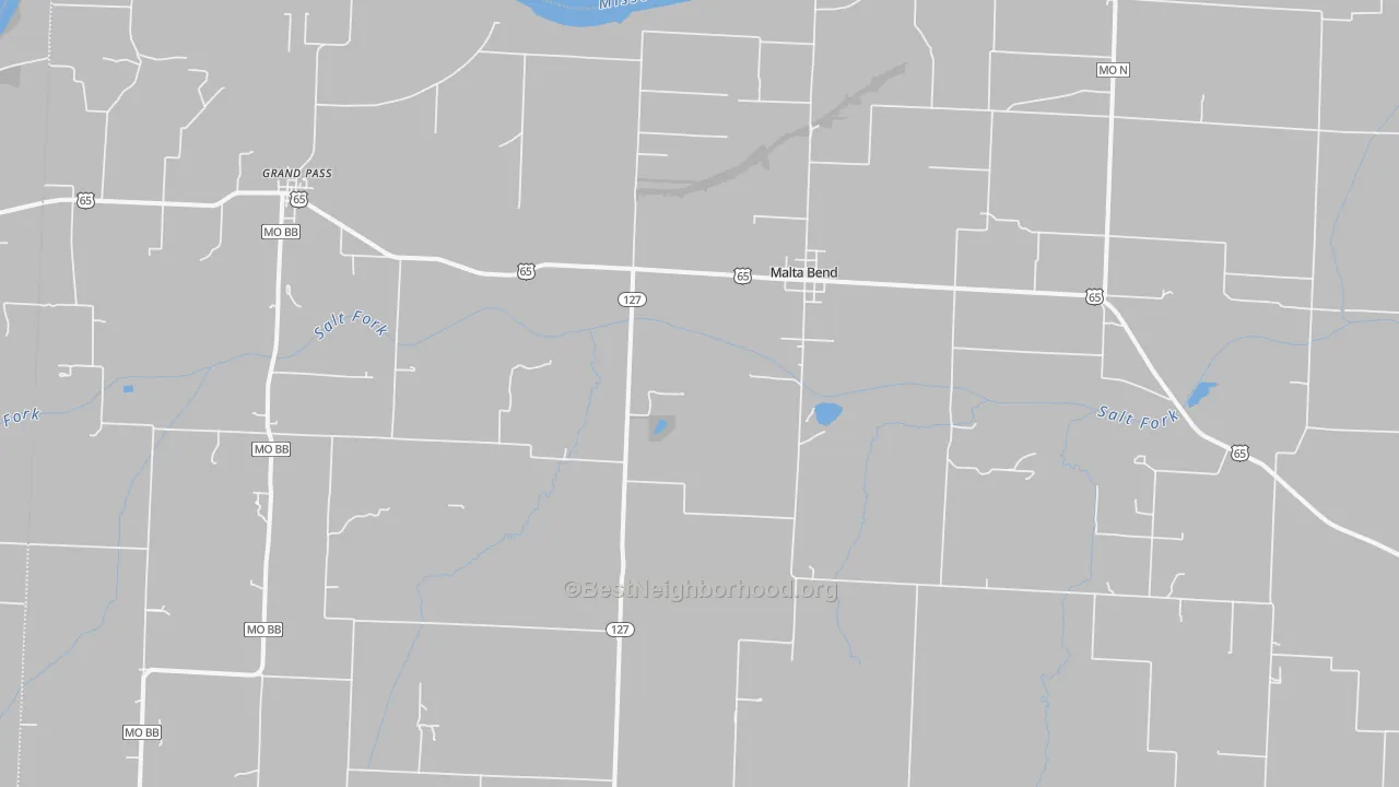 Transit Grade map of 65339, MO