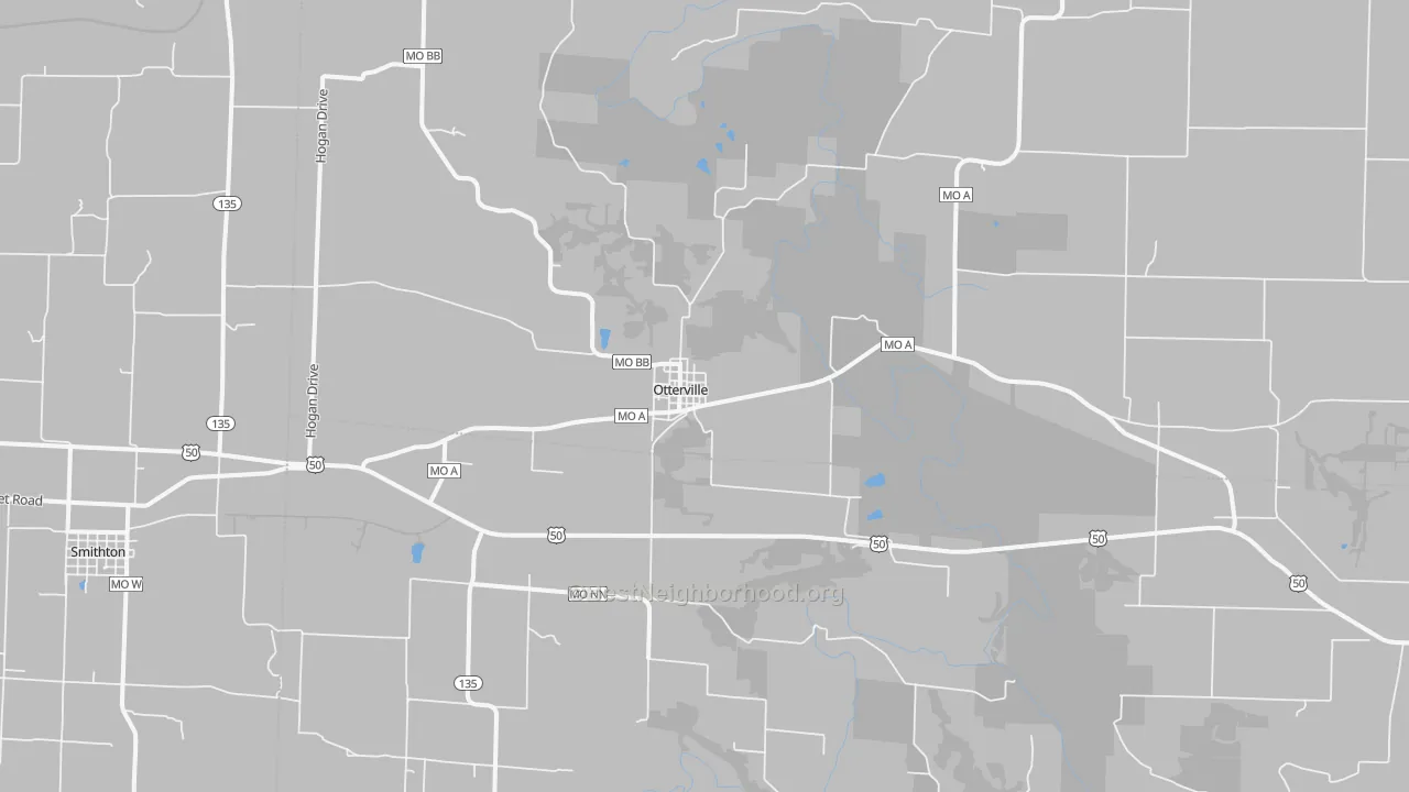 Transit Grade map of 65348, MO