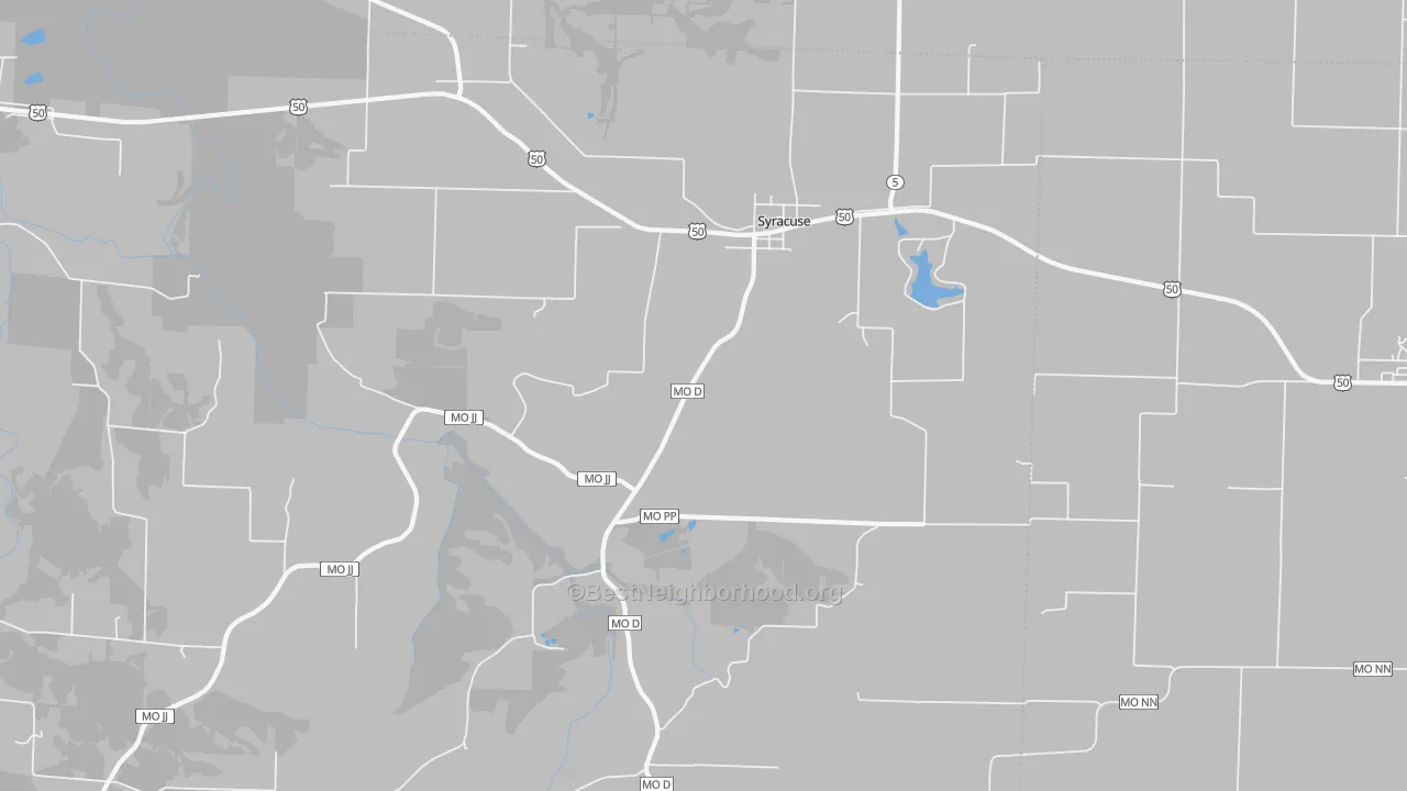 Transit Grade map of 65354, MO