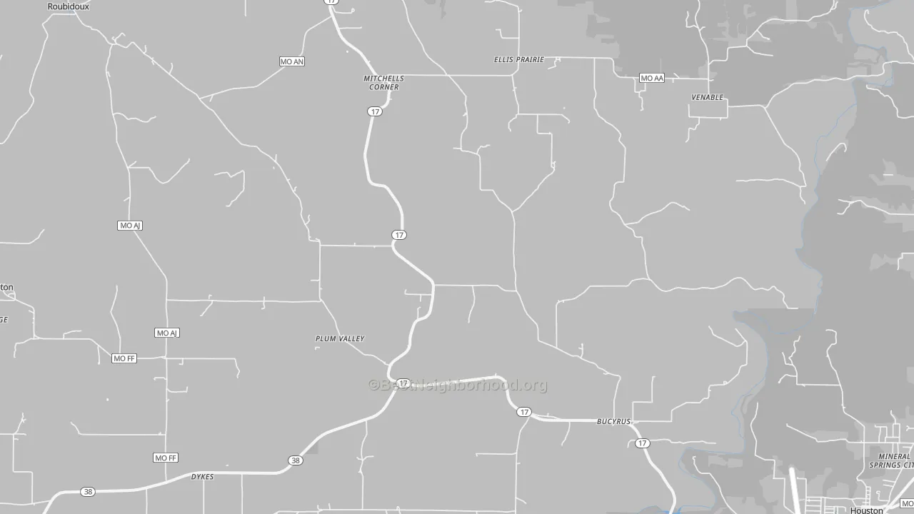 Transit Grade map of 65444, MO