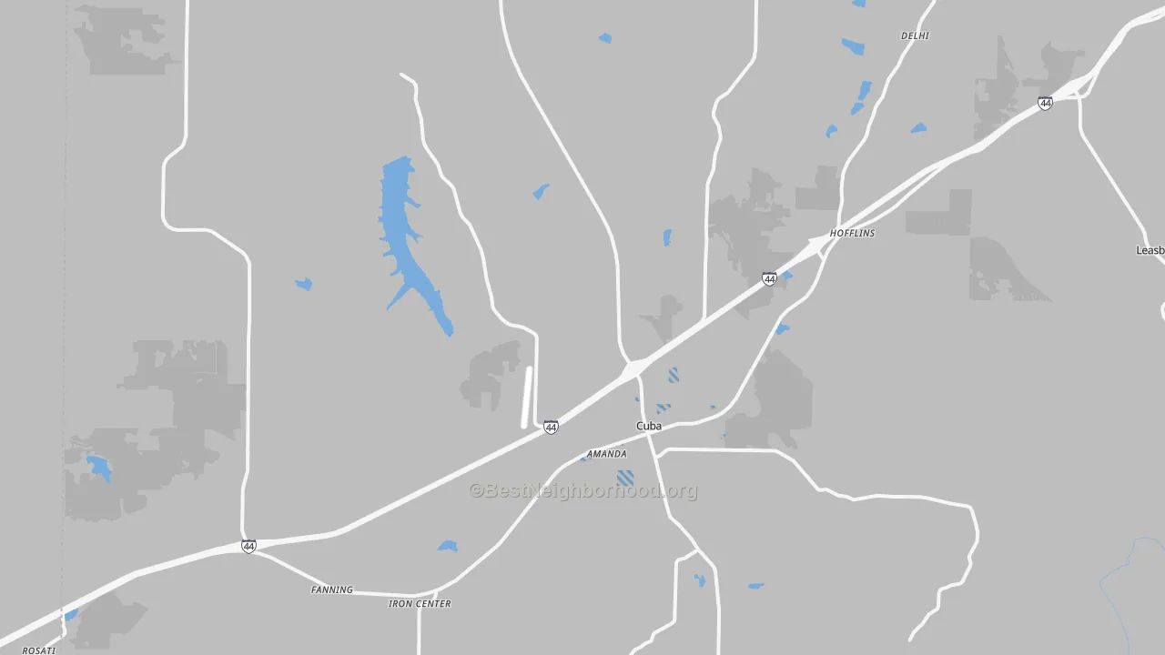 Transit Grade map of 65453, MO