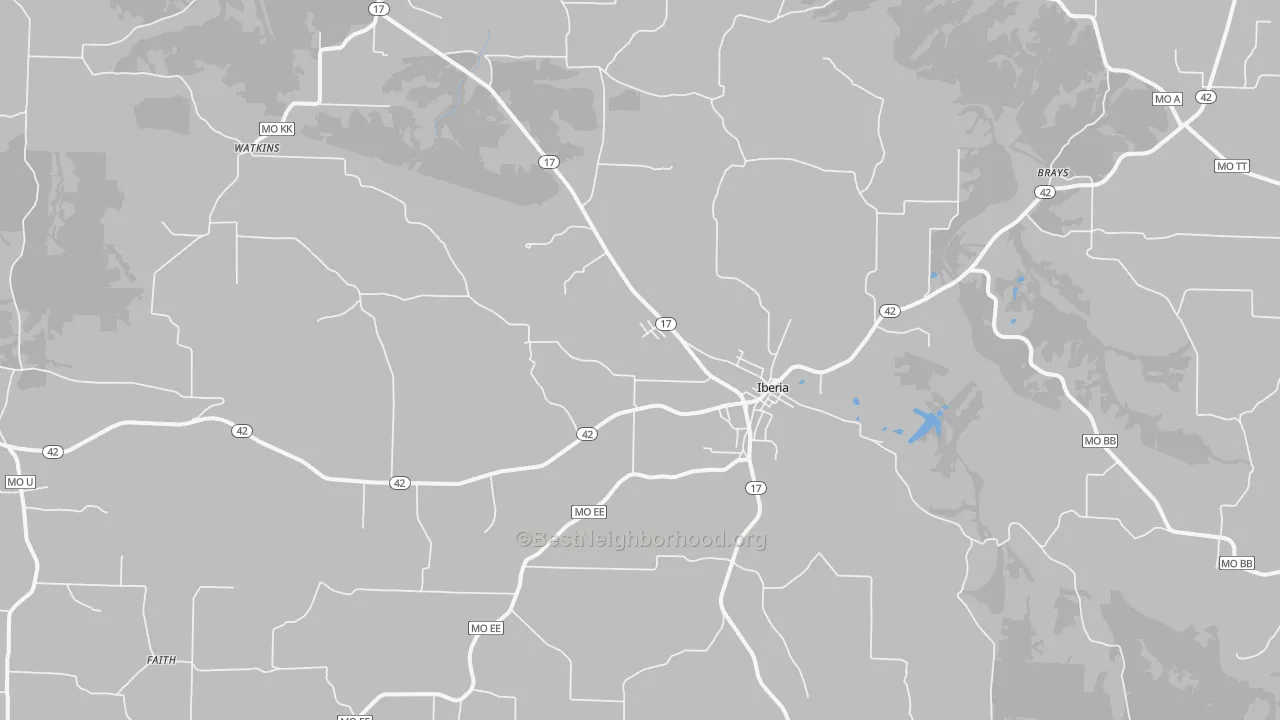 Transit Grade map of 65486, MO